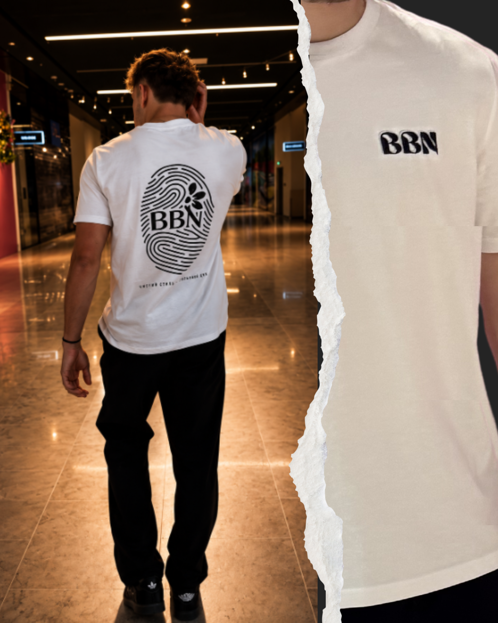 T-shirt blanc BBN